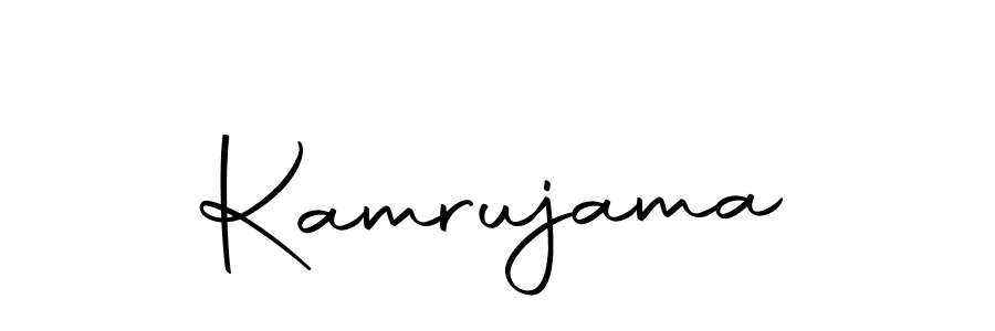 Make a short Kamrujama signature style. Manage your documents anywhere anytime using Autography-DOLnW. Create and add eSignatures, submit forms, share and send files easily. Kamrujama signature style 10 images and pictures png