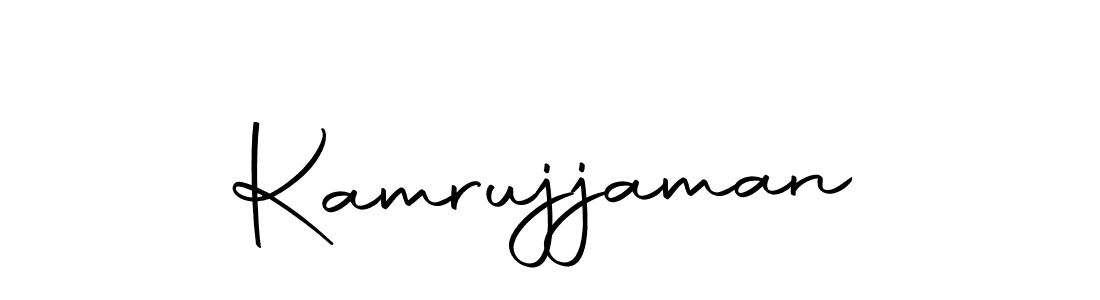 Design your own signature with our free online signature maker. With this signature software, you can create a handwritten (Autography-DOLnW) signature for name Kamrujjaman. Kamrujjaman signature style 10 images and pictures png