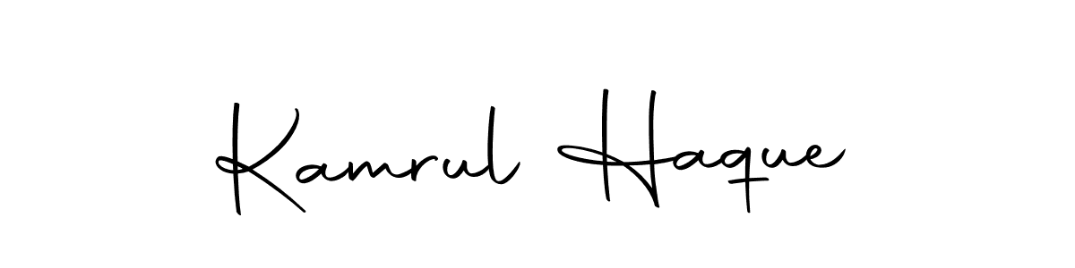 Design your own signature with our free online signature maker. With this signature software, you can create a handwritten (Autography-DOLnW) signature for name Kamrul Haque. Kamrul Haque signature style 10 images and pictures png