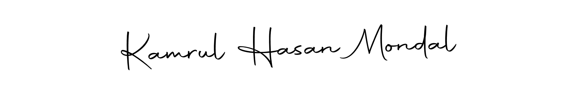 The best way (Autography-DOLnW) to make a short signature is to pick only two or three words in your name. The name Kamrul Hasan Mondal include a total of six letters. For converting this name. Kamrul Hasan Mondal signature style 10 images and pictures png