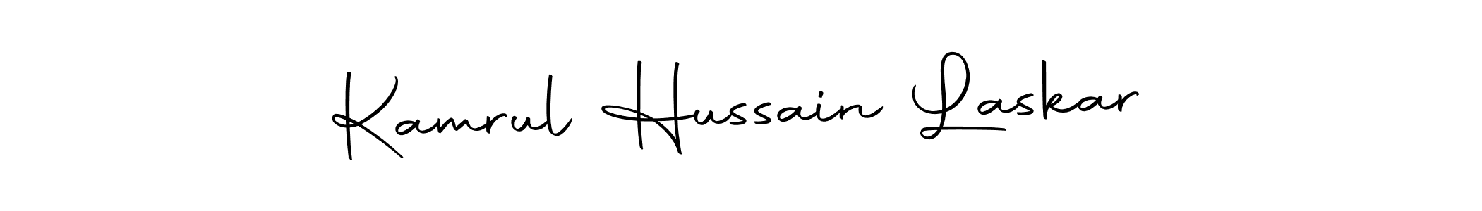 It looks lik you need a new signature style for name Kamrul Hussain Laskar. Design unique handwritten (Autography-DOLnW) signature with our free signature maker in just a few clicks. Kamrul Hussain Laskar signature style 10 images and pictures png