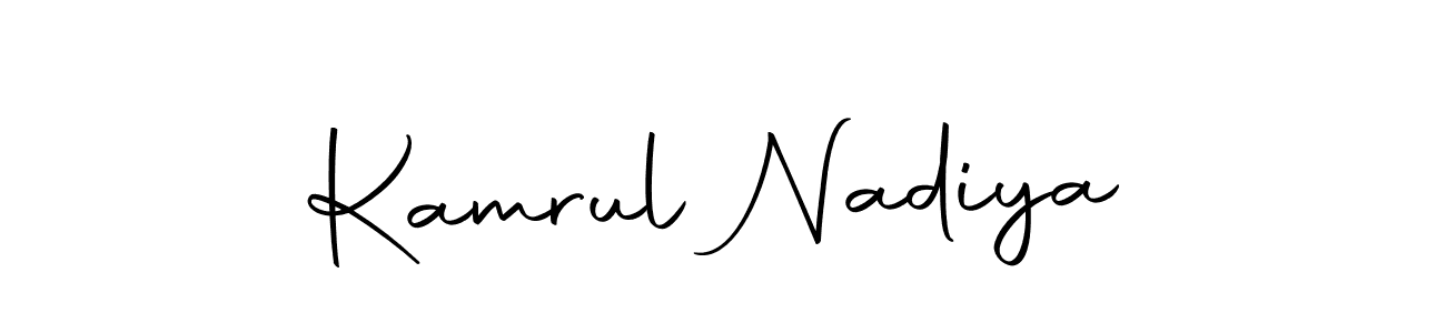 You can use this online signature creator to create a handwritten signature for the name Kamrul Nadiya. This is the best online autograph maker. Kamrul Nadiya signature style 10 images and pictures png