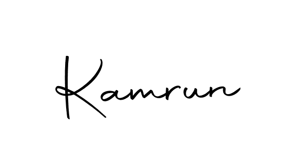 How to make Kamrun name signature. Use Autography-DOLnW style for creating short signs online. This is the latest handwritten sign. Kamrun signature style 10 images and pictures png