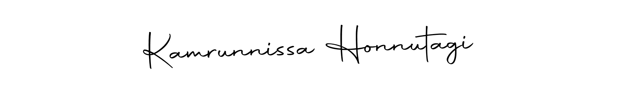 Create a beautiful signature design for name Kamrunnissa Honnutagi. With this signature (Autography-DOLnW) fonts, you can make a handwritten signature for free. Kamrunnissa Honnutagi signature style 10 images and pictures png