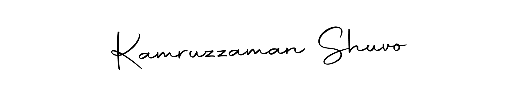 The best way (Autography-DOLnW) to make a short signature is to pick only two or three words in your name. The name Kamruzzaman Shuvo include a total of six letters. For converting this name. Kamruzzaman Shuvo signature style 10 images and pictures png