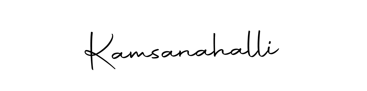 How to make Kamsanahalli name signature. Use Autography-DOLnW style for creating short signs online. This is the latest handwritten sign. Kamsanahalli signature style 10 images and pictures png