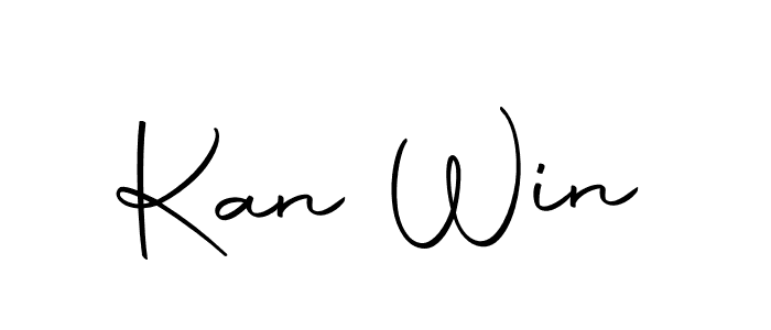 Kan Win stylish signature style. Best Handwritten Sign (Autography-DOLnW) for my name. Handwritten Signature Collection Ideas for my name Kan Win. Kan Win signature style 10 images and pictures png