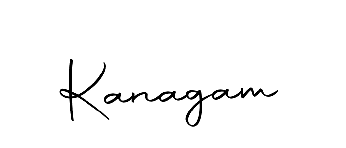 Use a signature maker to create a handwritten signature online. With this signature software, you can design (Autography-DOLnW) your own signature for name Kanagam. Kanagam signature style 10 images and pictures png