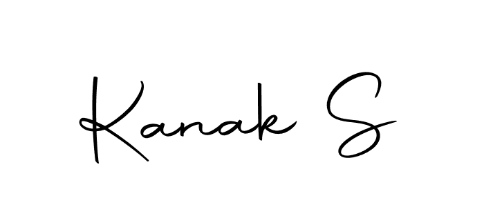 Make a beautiful signature design for name Kanak S. With this signature (Autography-DOLnW) style, you can create a handwritten signature for free. Kanak S signature style 10 images and pictures png