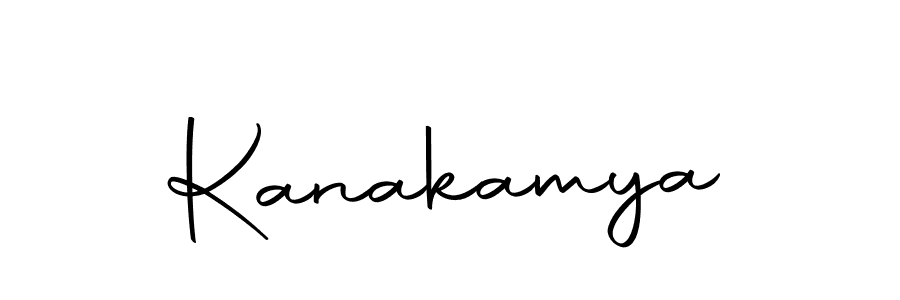 You can use this online signature creator to create a handwritten signature for the name Kanakamya. This is the best online autograph maker. Kanakamya signature style 10 images and pictures png