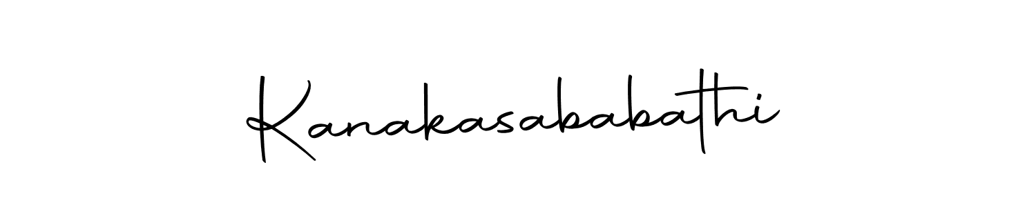 Use a signature maker to create a handwritten signature online. With this signature software, you can design (Autography-DOLnW) your own signature for name Kanakasababathi. Kanakasababathi signature style 10 images and pictures png