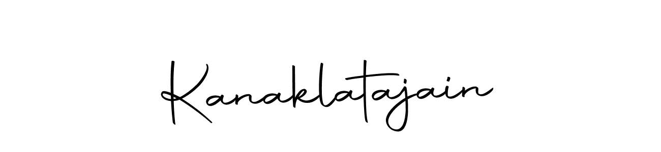 The best way (Autography-DOLnW) to make a short signature is to pick only two or three words in your name. The name Kanaklatajain include a total of six letters. For converting this name. Kanaklatajain signature style 10 images and pictures png