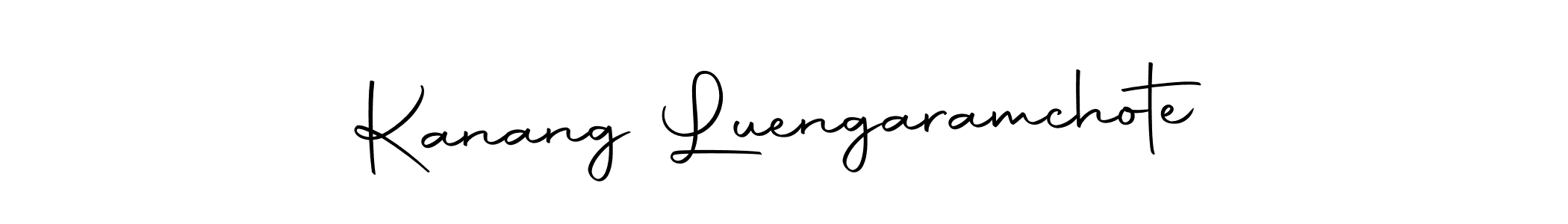 You can use this online signature creator to create a handwritten signature for the name Kanang Luengaramchote. This is the best online autograph maker. Kanang Luengaramchote signature style 10 images and pictures png