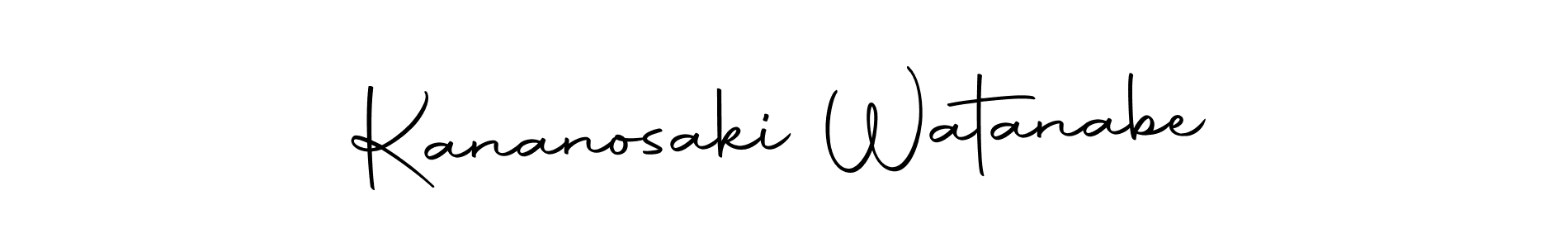 Make a beautiful signature design for name Kananosaki Watanabe. Use this online signature maker to create a handwritten signature for free. Kananosaki Watanabe signature style 10 images and pictures png
