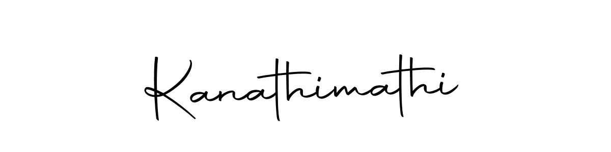 Use a signature maker to create a handwritten signature online. With this signature software, you can design (Autography-DOLnW) your own signature for name Kanathimathi. Kanathimathi signature style 10 images and pictures png