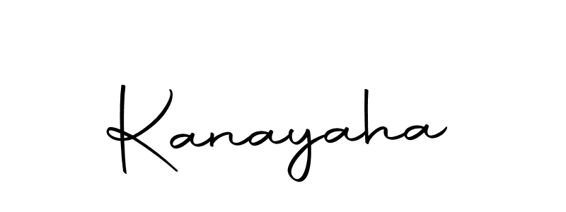 How to make Kanayaha signature? Autography-DOLnW is a professional autograph style. Create handwritten signature for Kanayaha name. Kanayaha signature style 10 images and pictures png