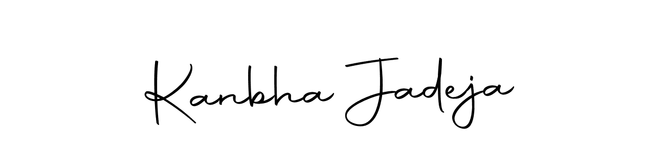 Also we have Kanbha Jadeja name is the best signature style. Create professional handwritten signature collection using Autography-DOLnW autograph style. Kanbha Jadeja signature style 10 images and pictures png