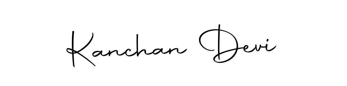 Use a signature maker to create a handwritten signature online. With this signature software, you can design (Autography-DOLnW) your own signature for name Kanchan Devi. Kanchan Devi signature style 10 images and pictures png