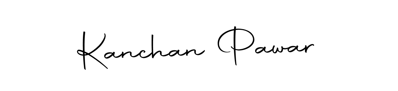 Kanchan Pawar stylish signature style. Best Handwritten Sign (Autography-DOLnW) for my name. Handwritten Signature Collection Ideas for my name Kanchan Pawar. Kanchan Pawar signature style 10 images and pictures png