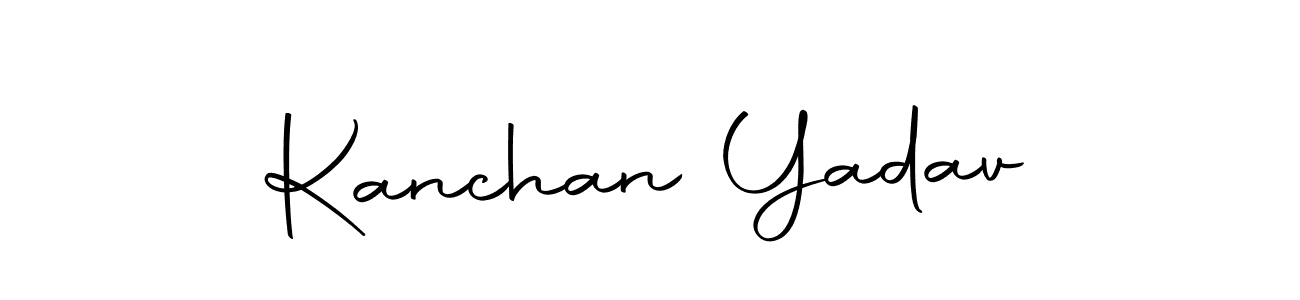 The best way (Autography-DOLnW) to make a short signature is to pick only two or three words in your name. The name Kanchan Yadav include a total of six letters. For converting this name. Kanchan Yadav signature style 10 images and pictures png