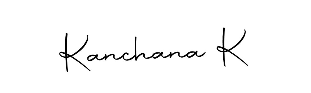 Similarly Autography-DOLnW is the best handwritten signature design. Signature creator online .You can use it as an online autograph creator for name Kanchana K. Kanchana K signature style 10 images and pictures png