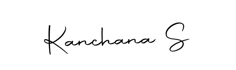 Use a signature maker to create a handwritten signature online. With this signature software, you can design (Autography-DOLnW) your own signature for name Kanchana S. Kanchana S signature style 10 images and pictures png