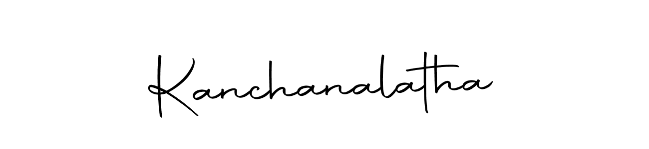 Design your own signature with our free online signature maker. With this signature software, you can create a handwritten (Autography-DOLnW) signature for name Kanchanalatha. Kanchanalatha signature style 10 images and pictures png