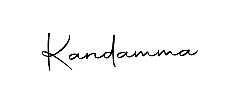 Kandamma stylish signature style. Best Handwritten Sign (Autography-DOLnW) for my name. Handwritten Signature Collection Ideas for my name Kandamma. Kandamma signature style 10 images and pictures png