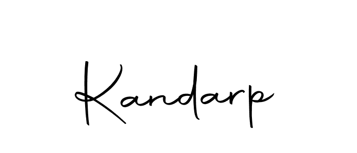 Make a beautiful signature design for name Kandarp. With this signature (Autography-DOLnW) style, you can create a handwritten signature for free. Kandarp signature style 10 images and pictures png