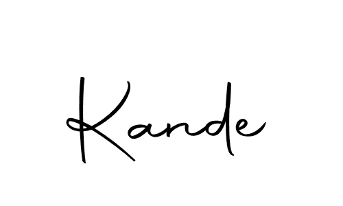 Kande stylish signature style. Best Handwritten Sign (Autography-DOLnW) for my name. Handwritten Signature Collection Ideas for my name Kande. Kande signature style 10 images and pictures png