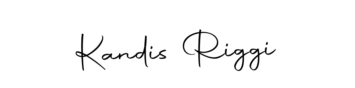 How to make Kandis Riggi name signature. Use Autography-DOLnW style for creating short signs online. This is the latest handwritten sign. Kandis Riggi signature style 10 images and pictures png