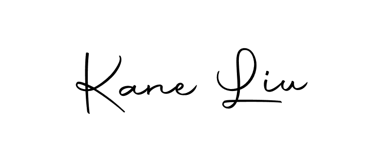 Kane Liu stylish signature style. Best Handwritten Sign (Autography-DOLnW) for my name. Handwritten Signature Collection Ideas for my name Kane Liu. Kane Liu signature style 10 images and pictures png