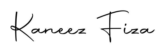 Quickly download Kaneez Fiza name signature in high-resolution PNG using Autography-DOLnW style. Ready to insert into PDFs and online applications. Kaneez Fiza signature style 10 images and pictures png