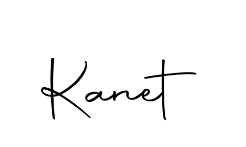 Design your own signature with our free online signature maker. With this signature software, you can create a handwritten (Autography-DOLnW) signature for name Kanet. Kanet signature style 10 images and pictures png