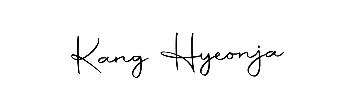 Design your own signature with our free online signature maker. With this signature software, you can create a handwritten (Autography-DOLnW) signature for name Kang Hyeonja. Kang Hyeonja signature style 10 images and pictures png