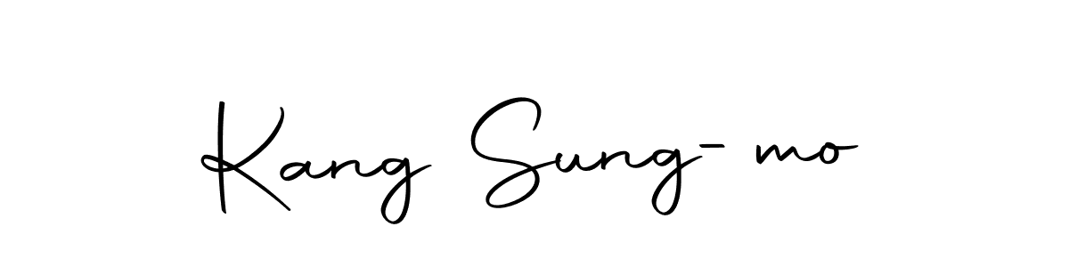 Use a signature maker to create a handwritten signature online. With this signature software, you can design (Autography-DOLnW) your own signature for name Kang Sung-mo. Kang Sung-mo signature style 10 images and pictures png
