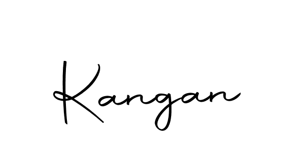 Use a signature maker to create a handwritten signature online. With this signature software, you can design (Autography-DOLnW) your own signature for name Kangan. Kangan signature style 10 images and pictures png