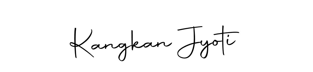 Use a signature maker to create a handwritten signature online. With this signature software, you can design (Autography-DOLnW) your own signature for name Kangkan Jyoti. Kangkan Jyoti signature style 10 images and pictures png