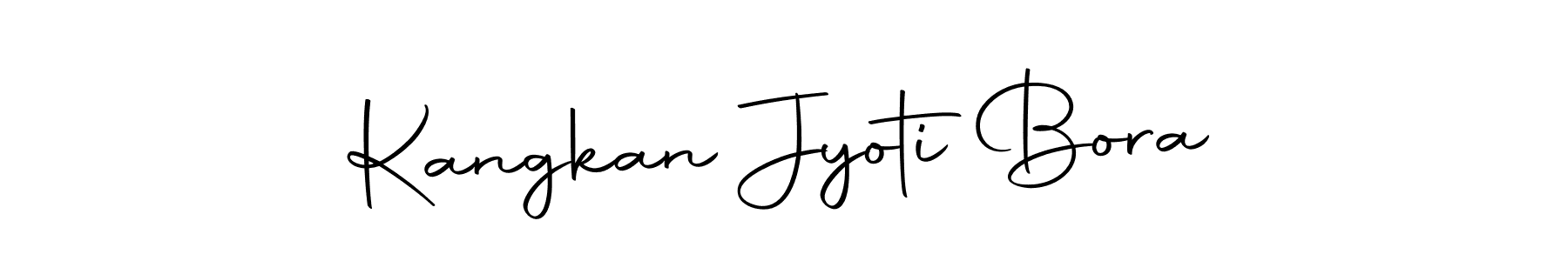 Create a beautiful signature design for name Kangkan Jyoti Bora. With this signature (Autography-DOLnW) fonts, you can make a handwritten signature for free. Kangkan Jyoti Bora signature style 10 images and pictures png