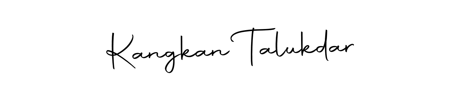 Design your own signature with our free online signature maker. With this signature software, you can create a handwritten (Autography-DOLnW) signature for name Kangkan Talukdar. Kangkan Talukdar signature style 10 images and pictures png