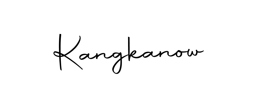 Use a signature maker to create a handwritten signature online. With this signature software, you can design (Autography-DOLnW) your own signature for name Kangkanow. Kangkanow signature style 10 images and pictures png