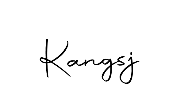 The best way (Autography-DOLnW) to make a short signature is to pick only two or three words in your name. The name Kangsj include a total of six letters. For converting this name. Kangsj signature style 10 images and pictures png