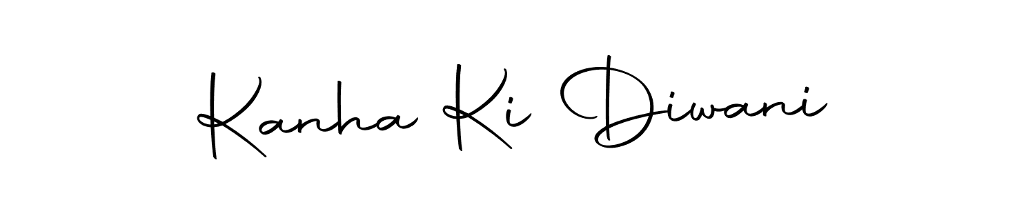 Here are the top 10 professional signature styles for the name Kanha Ki Diwani. These are the best autograph styles you can use for your name. Kanha Ki Diwani signature style 10 images and pictures png