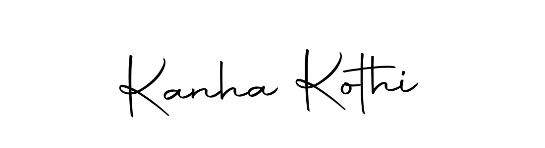 The best way (Autography-DOLnW) to make a short signature is to pick only two or three words in your name. The name Kanha Kothi include a total of six letters. For converting this name. Kanha Kothi signature style 10 images and pictures png