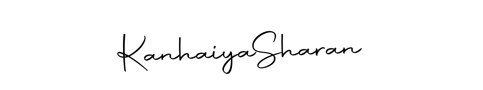 Design your own signature with our free online signature maker. With this signature software, you can create a handwritten (Autography-DOLnW) signature for name Kanhaiya  Sharan. Kanhaiya  Sharan signature style 10 images and pictures png