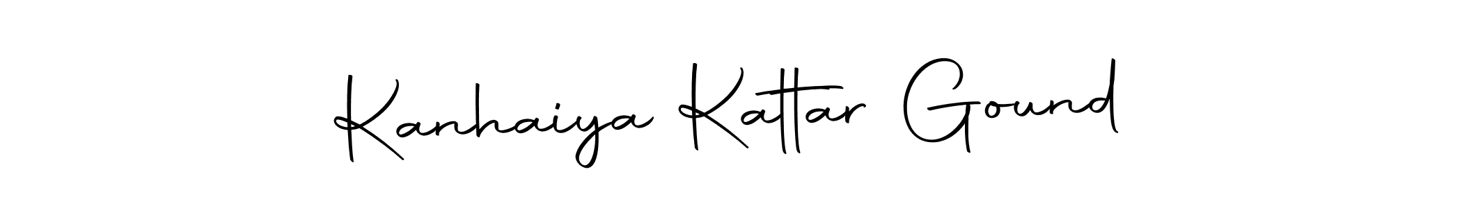 Autography-DOLnW is a professional signature style that is perfect for those who want to add a touch of class to their signature. It is also a great choice for those who want to make their signature more unique. Get Kanhaiya Kattar Gound name to fancy signature for free. Kanhaiya Kattar Gound signature style 10 images and pictures png