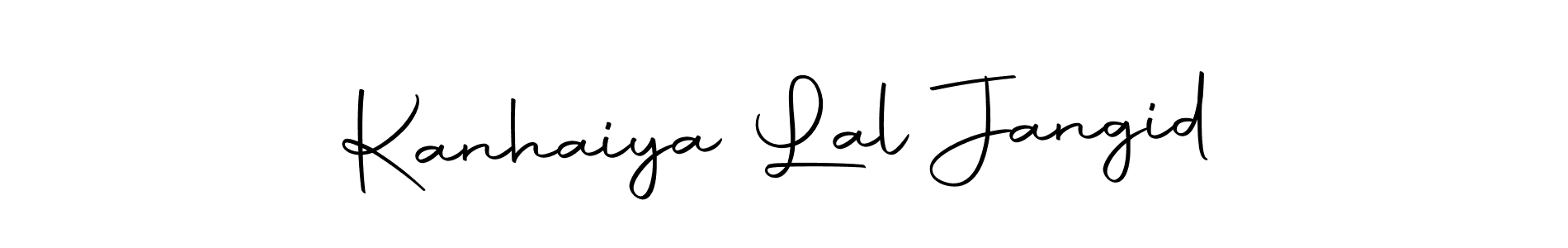 You should practise on your own different ways (Autography-DOLnW) to write your name (Kanhaiya Lal Jangid) in signature. don't let someone else do it for you. Kanhaiya Lal Jangid signature style 10 images and pictures png