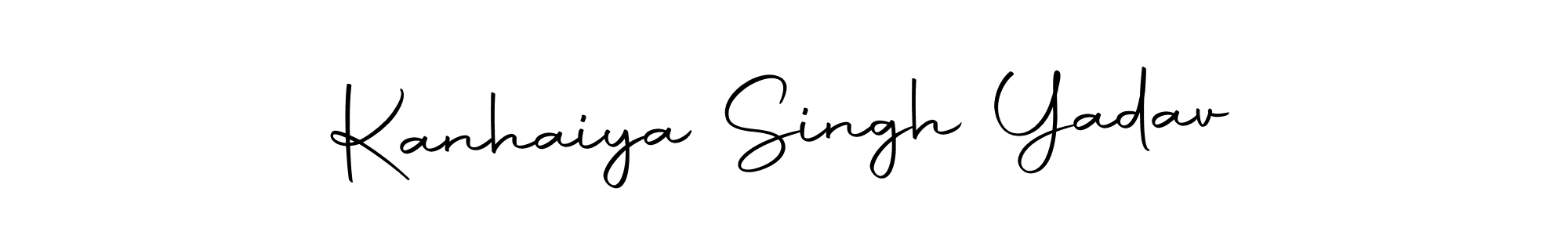 Design your own signature with our free online signature maker. With this signature software, you can create a handwritten (Autography-DOLnW) signature for name Kanhaiya Singh Yadav. Kanhaiya Singh Yadav signature style 10 images and pictures png