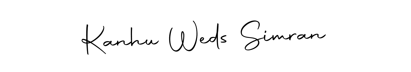 Also You can easily find your signature by using the search form. We will create Kanhu Weds Simran name handwritten signature images for you free of cost using Autography-DOLnW sign style. Kanhu Weds Simran signature style 10 images and pictures png