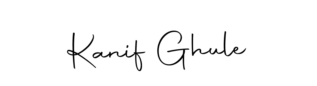 How to make Kanif Ghule name signature. Use Autography-DOLnW style for creating short signs online. This is the latest handwritten sign. Kanif Ghule signature style 10 images and pictures png